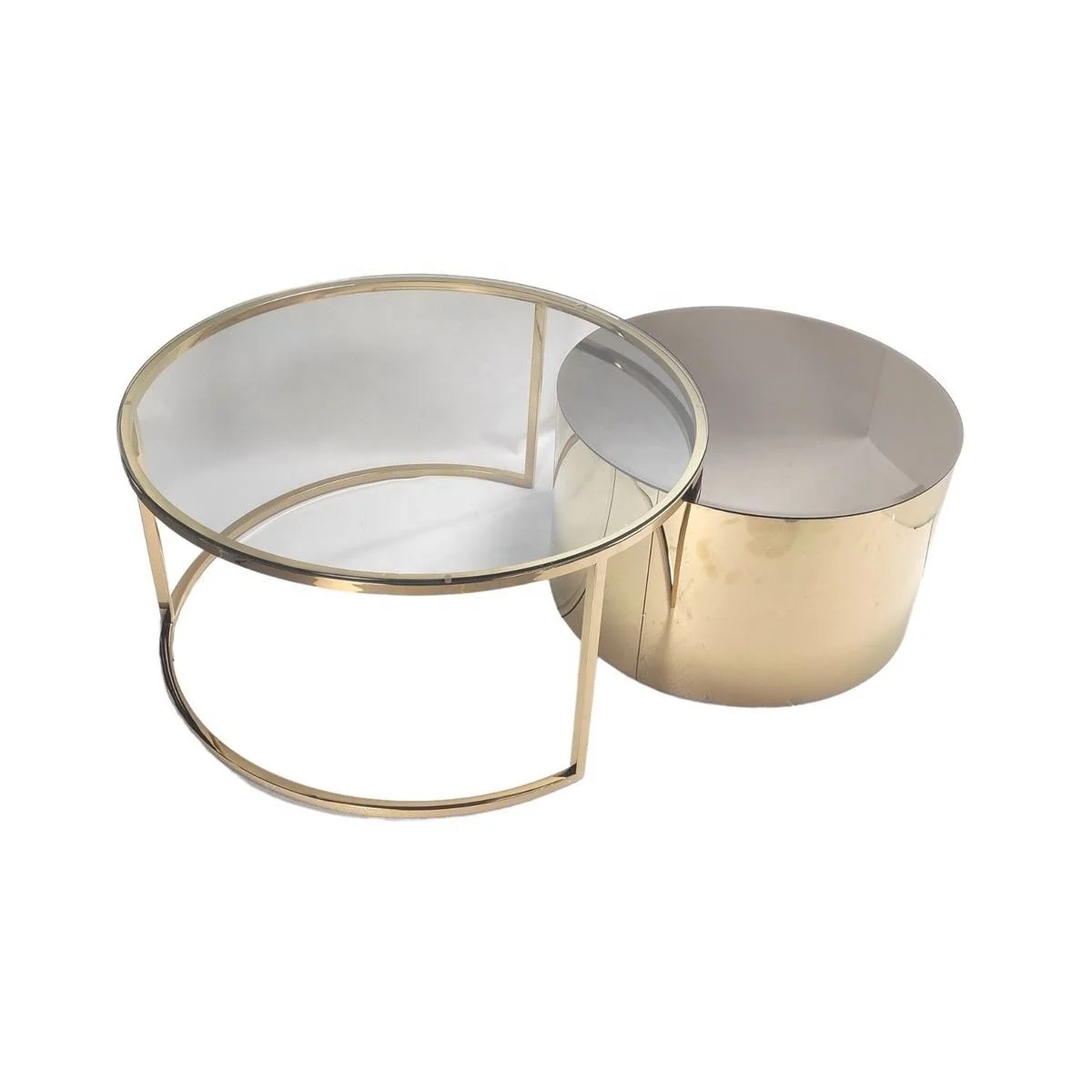 New Design Shipping Container Coffee Table Round Stainless Coffee Table Coffee Ins Style Living Room Sofa Edge Table