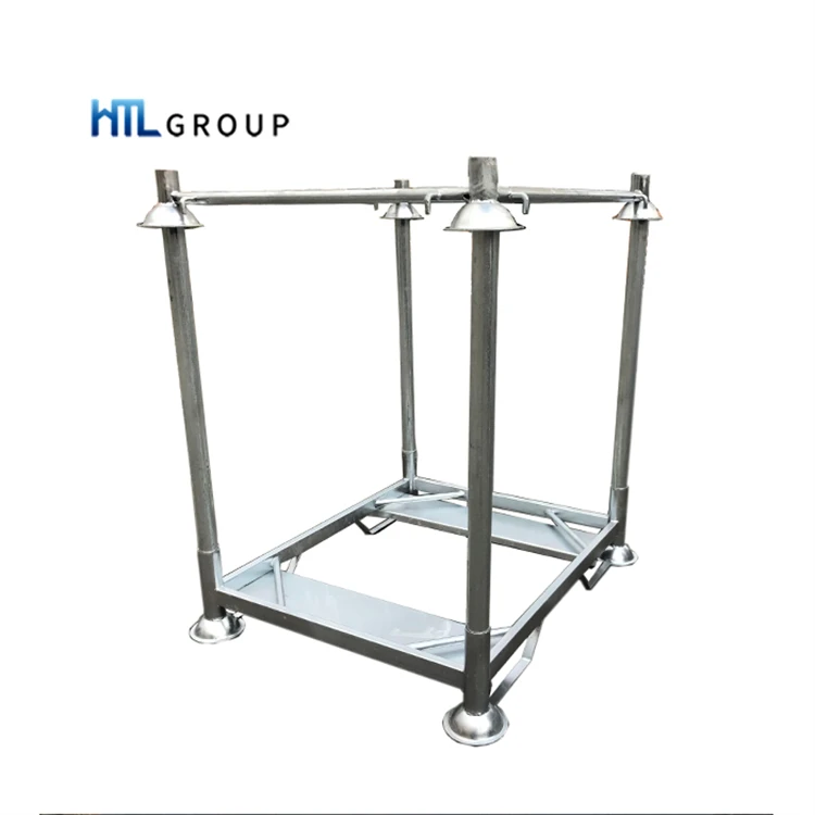 Warehouse stackable detachable steel metal tube big rack pallet
