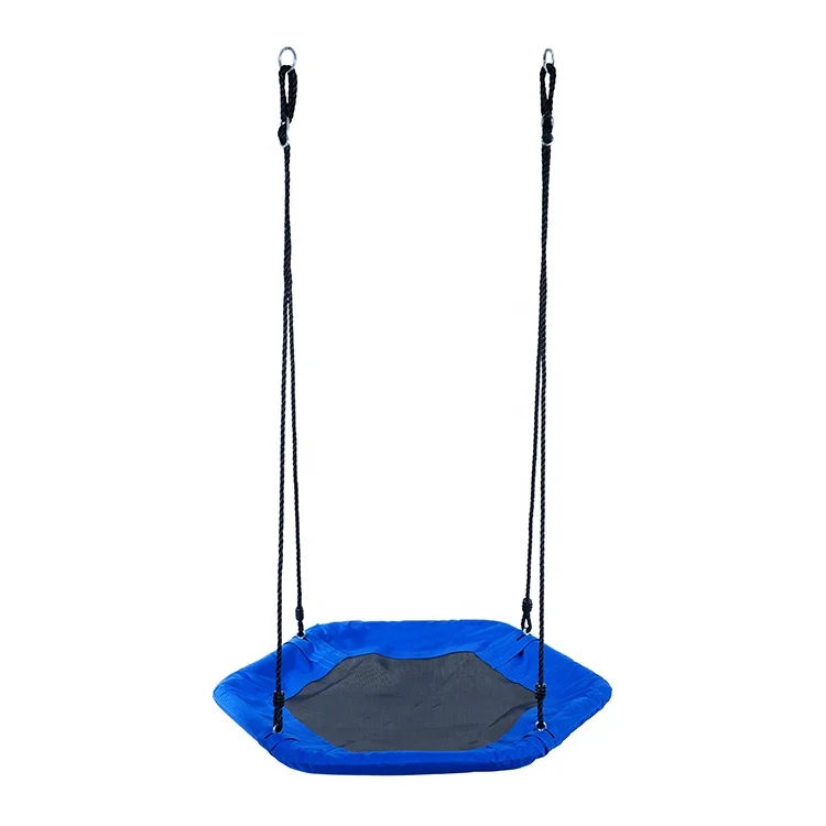Heavy Duty Outdoor Portable Children Kids Adjustable Multi Strand Rope Swing for Backyard Playroom