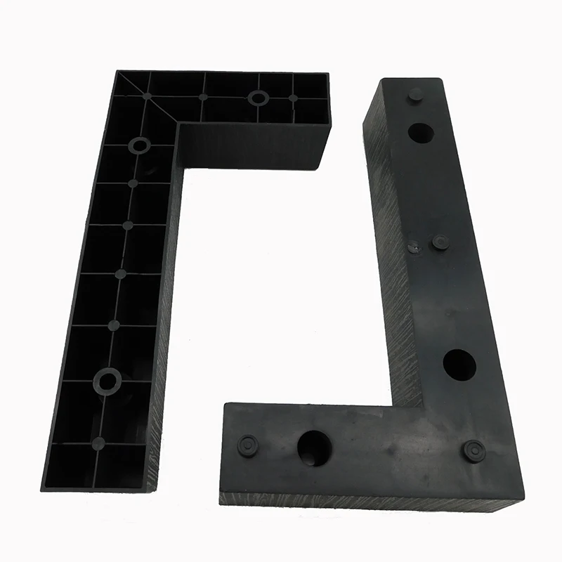 Сделано в Китае, классические бесплатные образцы, сменные L-образные ножки из АБС-пластика для мебели, дивана, стула