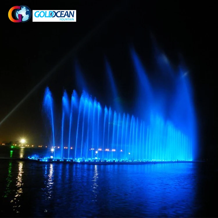 Architectural Design Marvelous Floating Lake Aqua Park Fountain