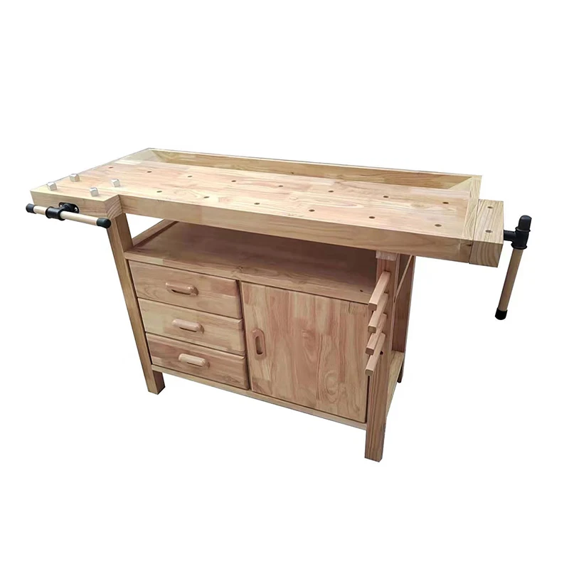Beech big vise wooden workbench for sale WB003