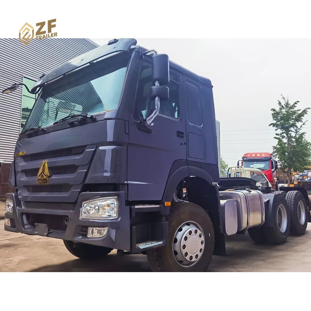 New or Used  Sinotruk Howo 6*4 LHD Truck head Diesel Engine Manual Transmission Euro 2 tractor truck for Sale Africa