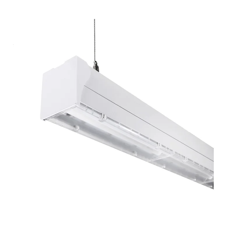 guangzhou manufacturer supermarket 150lm/w Linear luminaire trunking system light led linear pendant light for shop office