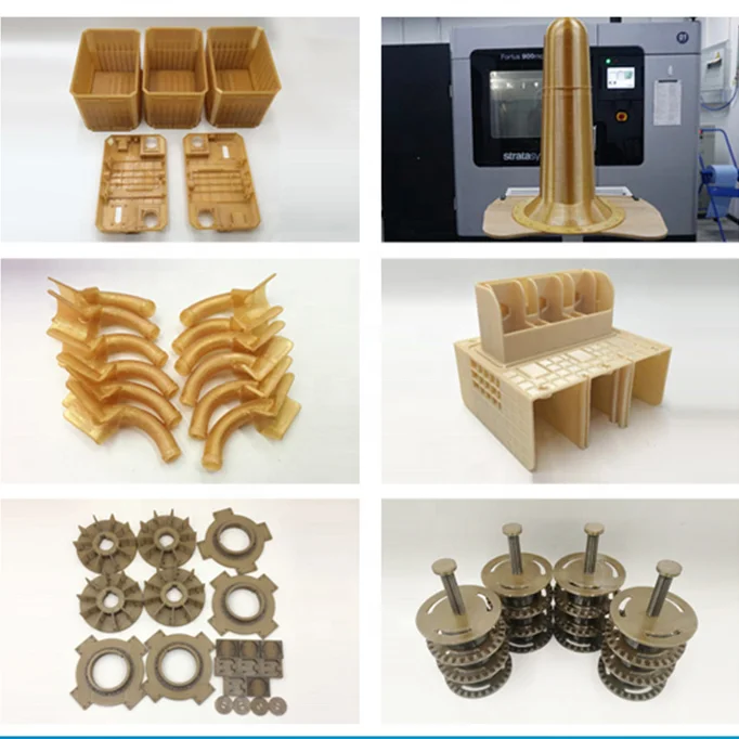 ABS housing PC Nylon carbon fiber custom PEEK high temperature resistant 3d printed parts & product services for car test parts