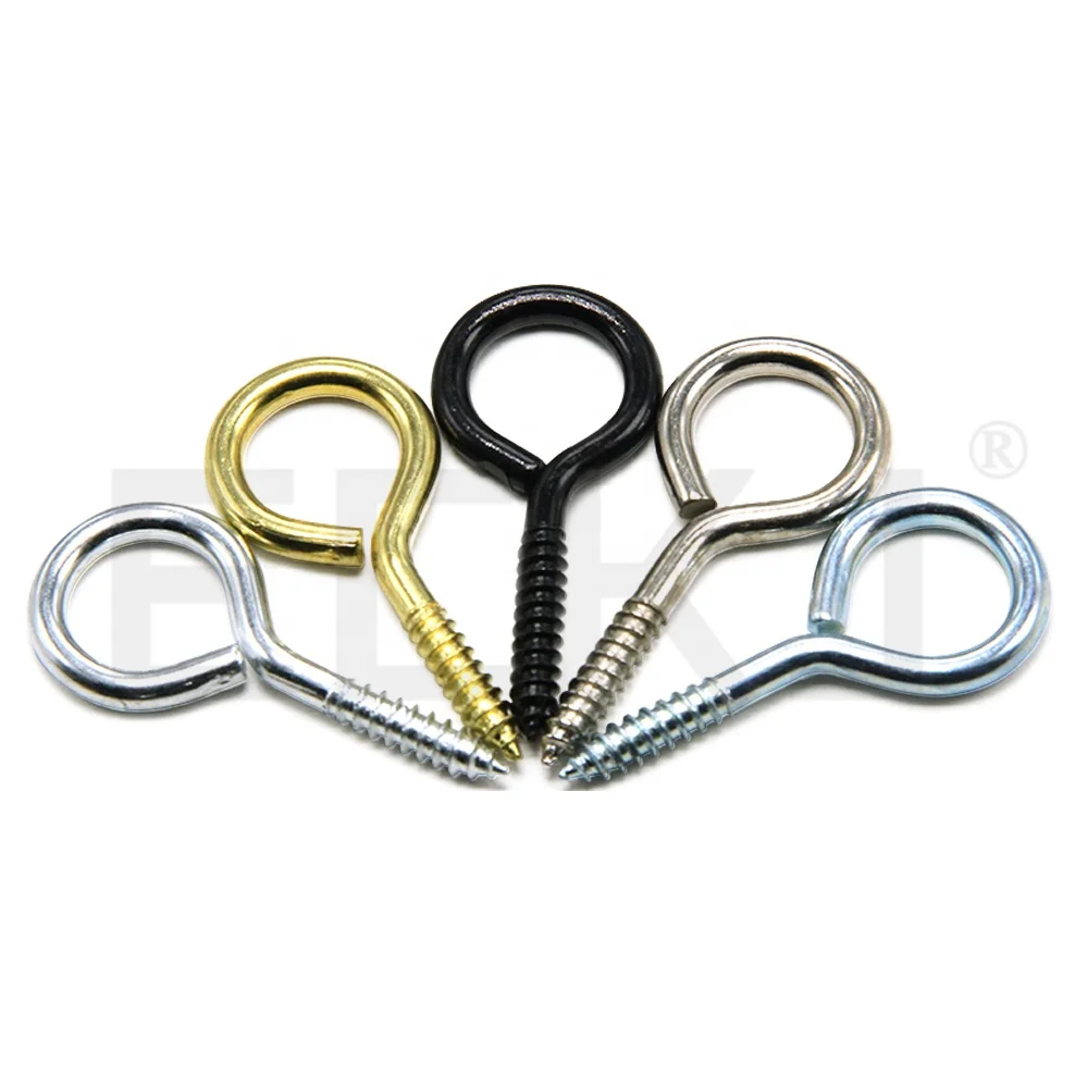 
ECKJ carton packed High Quality different Colorful Screw eye 