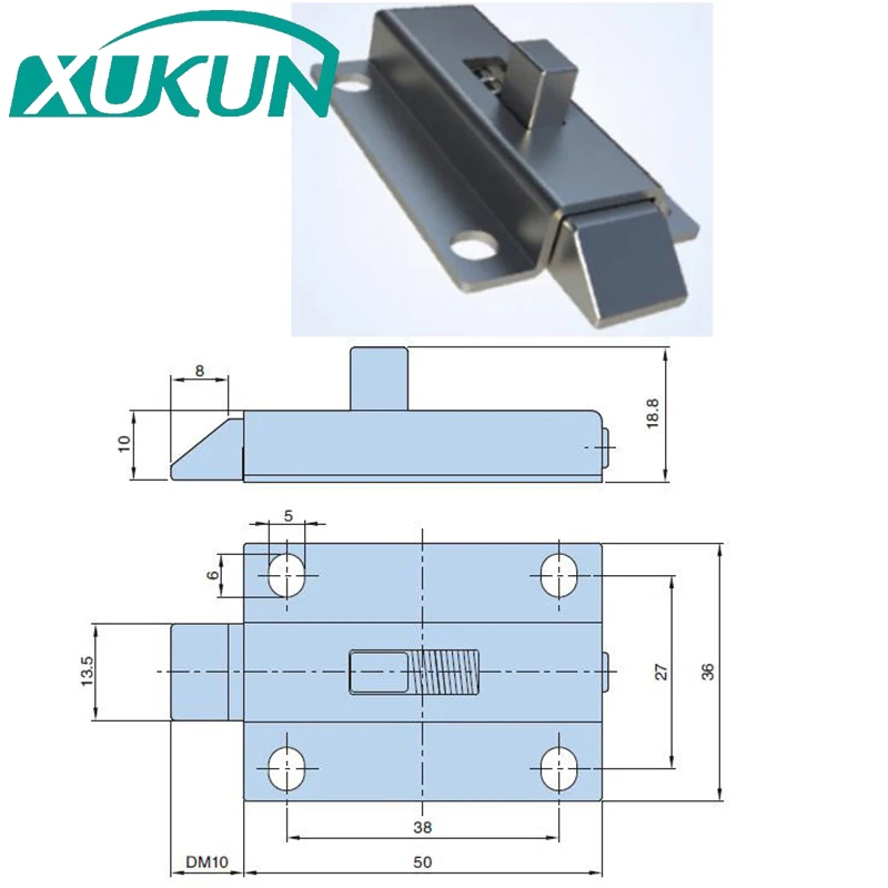  XK1003 EMKA strike lock 1053-U1 пружинный замок с