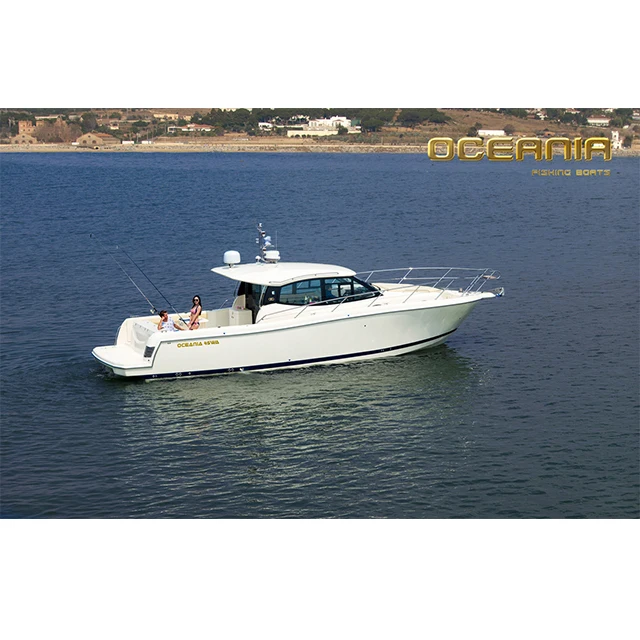 45WA Cabin Luxury High Speed Yacht Fiberglass Fishing Boat for Sale1