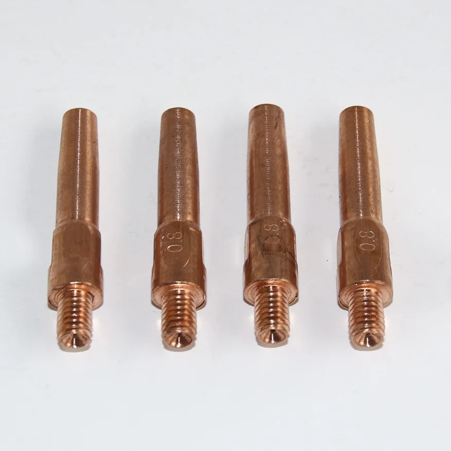 M8 1.2mm cucrzr contact tip for 500A mig welding torch