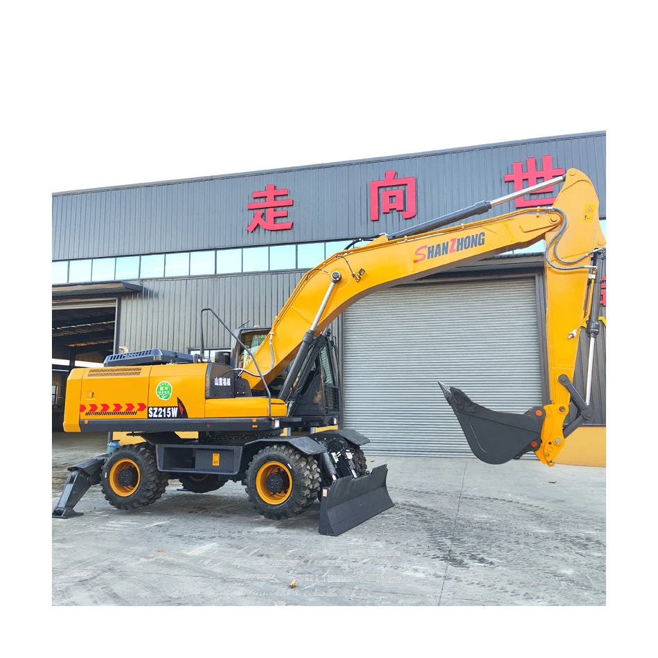 Shanzhong Заводская строительная техника SZL215 21 тонн Колесный экскаватор с большим ведром 1 0cbm