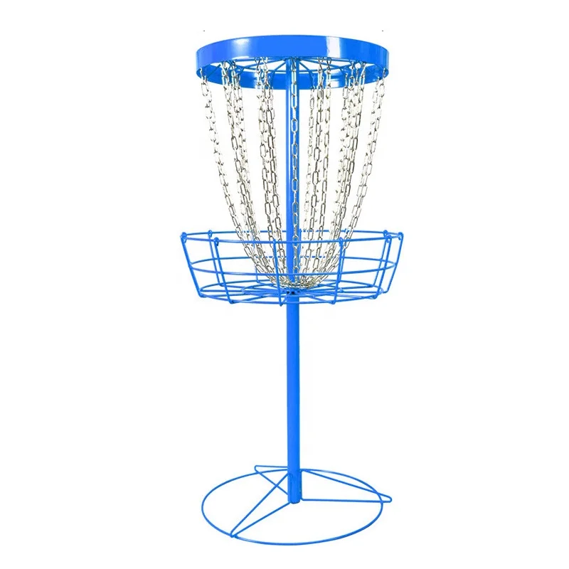 Игрушечный летающий диск BunnyHi FPJ005, портативная металлическая цепь, диск, корзина для гольфа, мишень для двора, игры на газон, Детская Спортивная тренировка