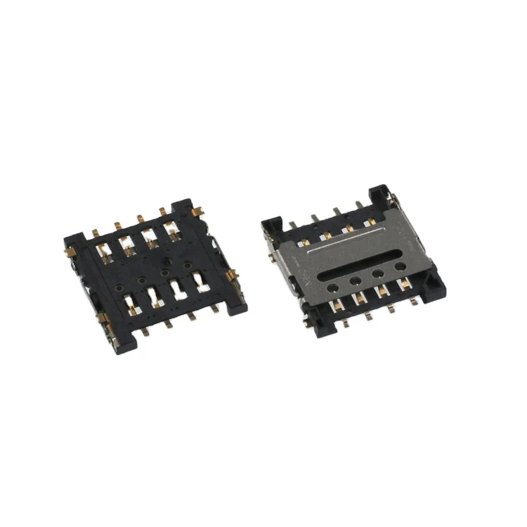 
pcb micro sd sim card connector 