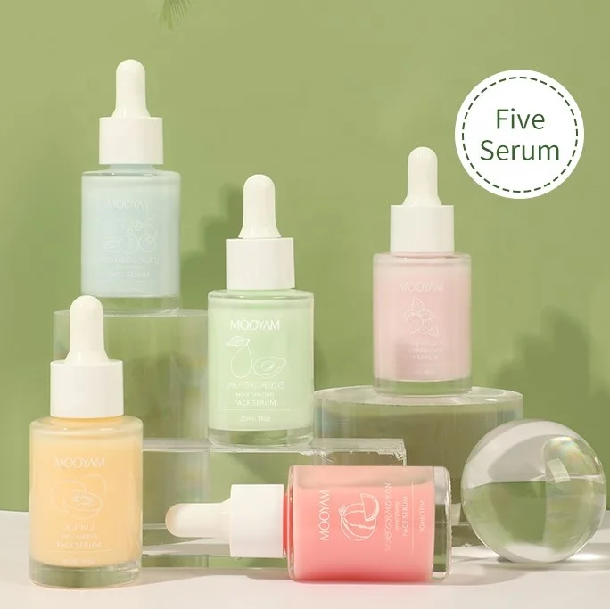 100% Natural Organic Skincare Fruit Extract Serum Lightiening Whitening Watermelon Strawberry Milk Face Serum