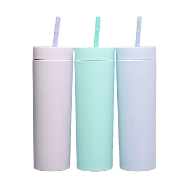 
Оптовая продажа, акриловые пластиковые бутылки для напитков с двойными стенками, не содержащие бисфенола А 