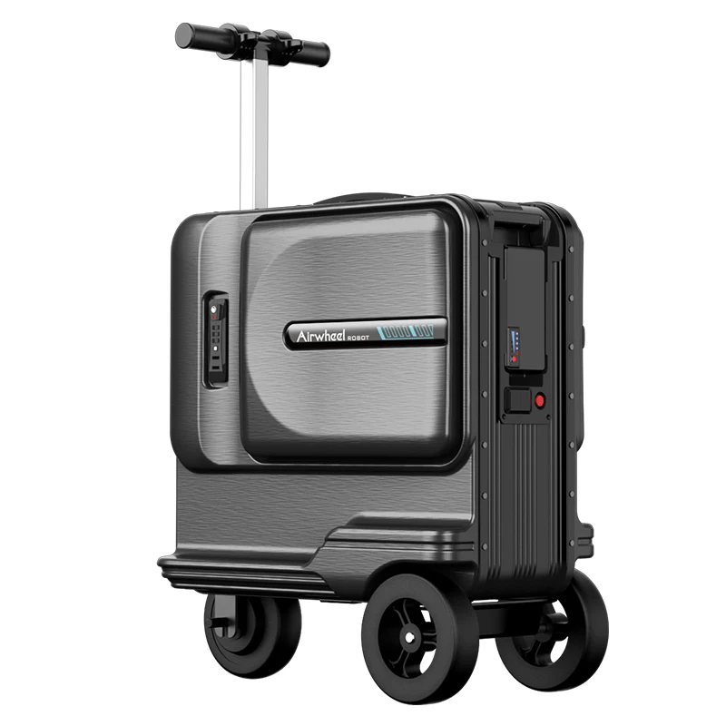 airwheel aluminum ride on scooter luggage suitcase SE3T rideable suitcase luxury trolley case travel bags trolley