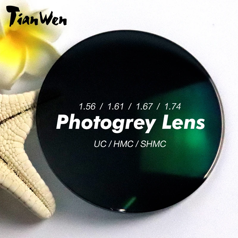 1 56 объектива UV420 синий ограненный фотохромный оптический блок линзы