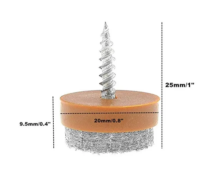 Аксессуары для мебели, винтовые Войлочные подкладки для ножек стула