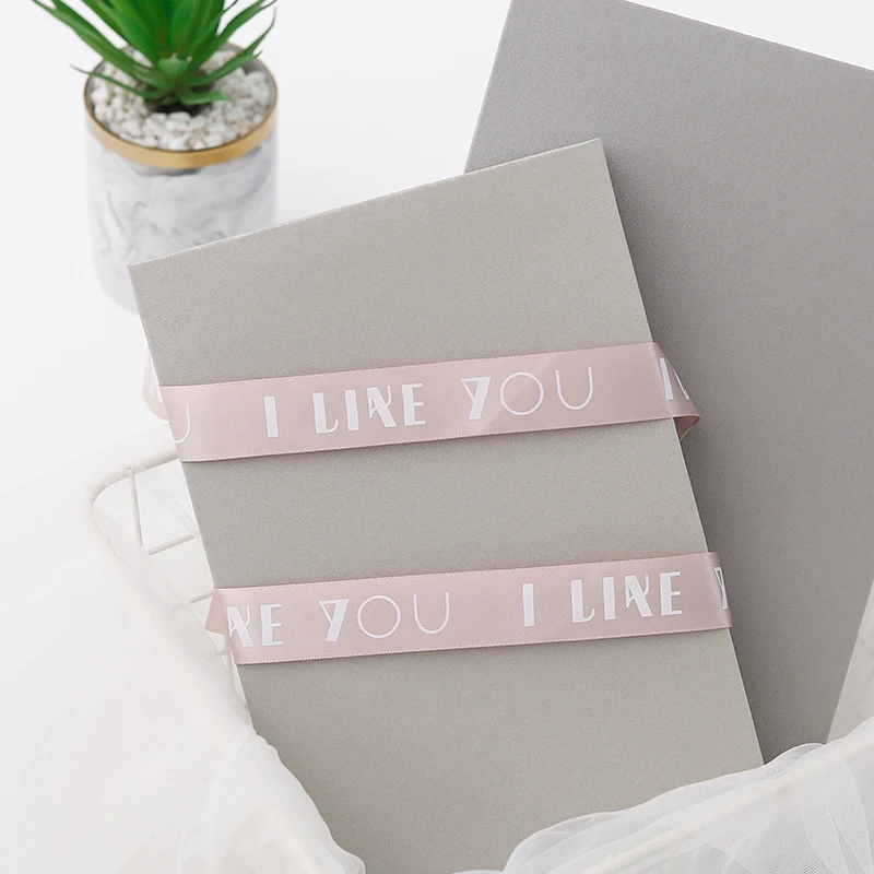 Wholesale  Grosgrain Personalised Ribbon Logo Printed Ribbon for cake flower shop packing