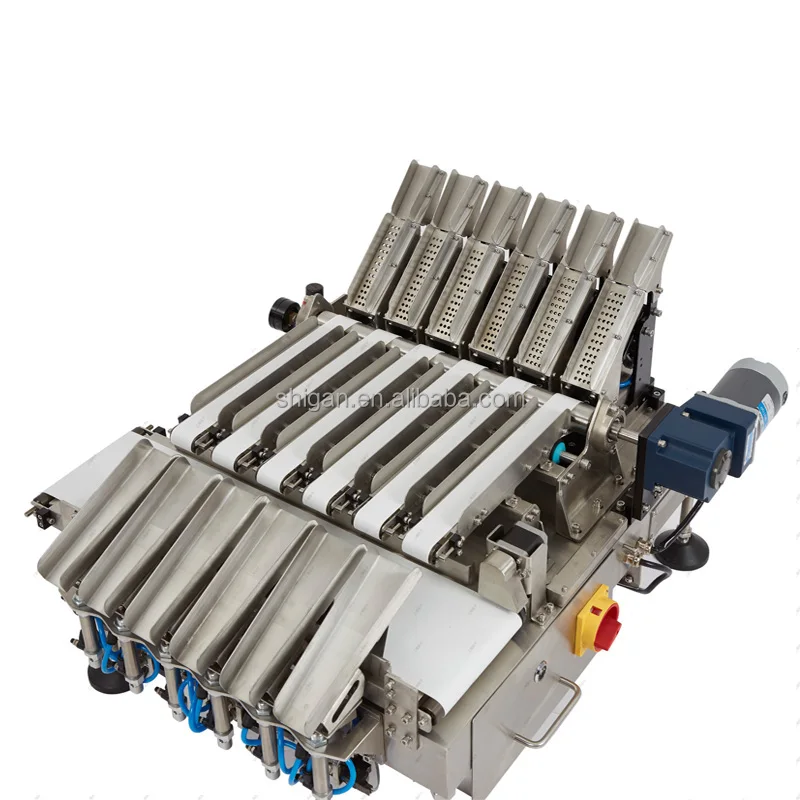 High accuracy automatic 6 line check weigher for 6 line packing machine