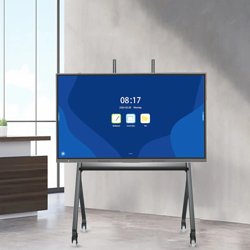 4K Android 65 дюймов цифровой интерактивный дисплей смарт-плата 75 сенсорный экран монитор интерактивная доска