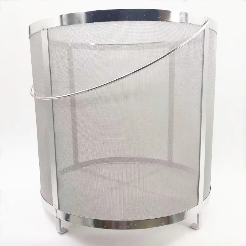 400 micron home brewing stainless steel beer brew hop filter strainer grain basket for homemade beer