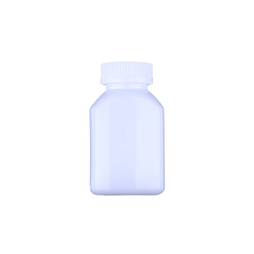 Plastic pocket white square medicine bottle/container with tamper proof cap pill bottle for medicine Pill Pharmacial