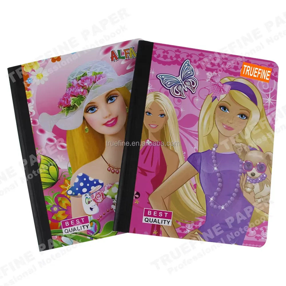 Supply Cheap Price Customized Logo Children Writing Journal Lined Woodfree Paper New Design Composition Book