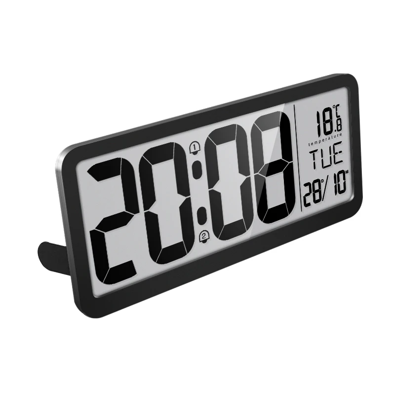 New hot sales digital wall clocks electric modern large LCD display table calendar watches
