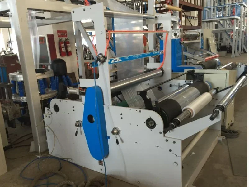 Best Price Double Layer Co-extrusion  Rotary Die   PE Plastic  Courier Express Mailer Bag Extruder Film  Blowing Machine Sale