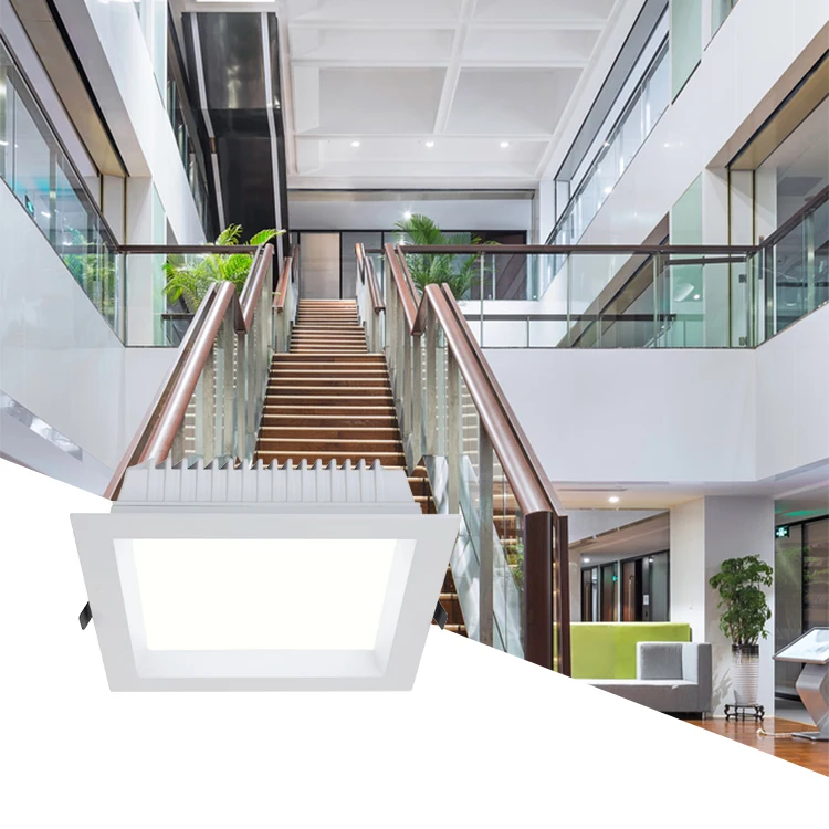 Dimmable CCT Change LED Square Recessed Down Light 12W 20W 25W Fixed SMD Downlight