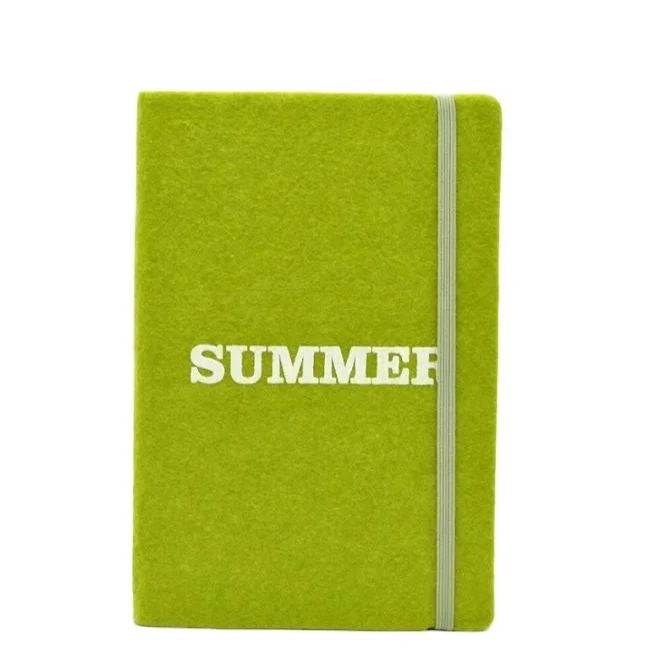 Eco-friendly RPET materials custom recycle notebooks customizable with foam printing logo office supplies