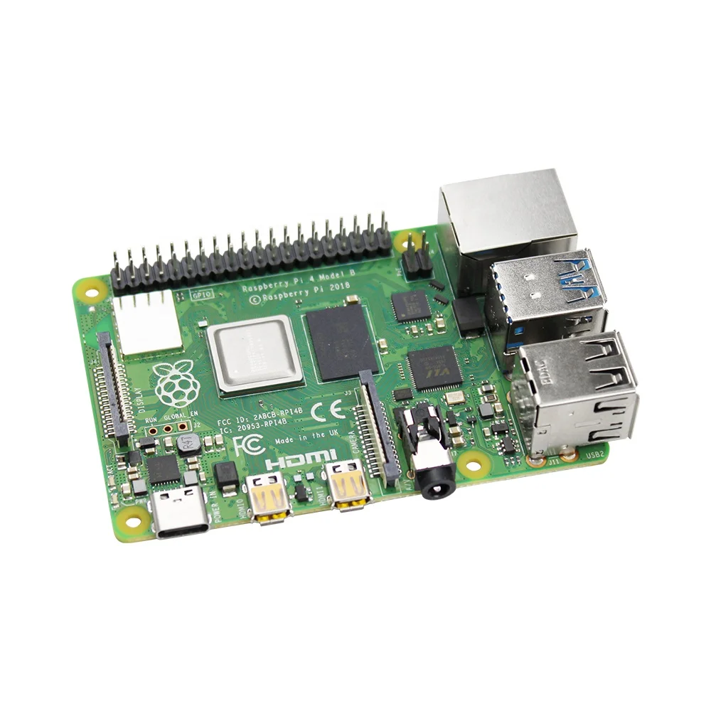 Original Raspberry Pi 4 Model B 8GB 4GB 2GB RAM + Case + Fan + Heat Sinks + Power Adapter + 32/64/128 GB TF Card for RPI 4B