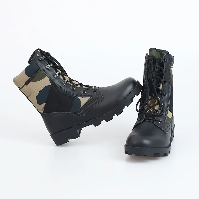 High top desert green mountaineering camouflage outdoor High top training tactical boots