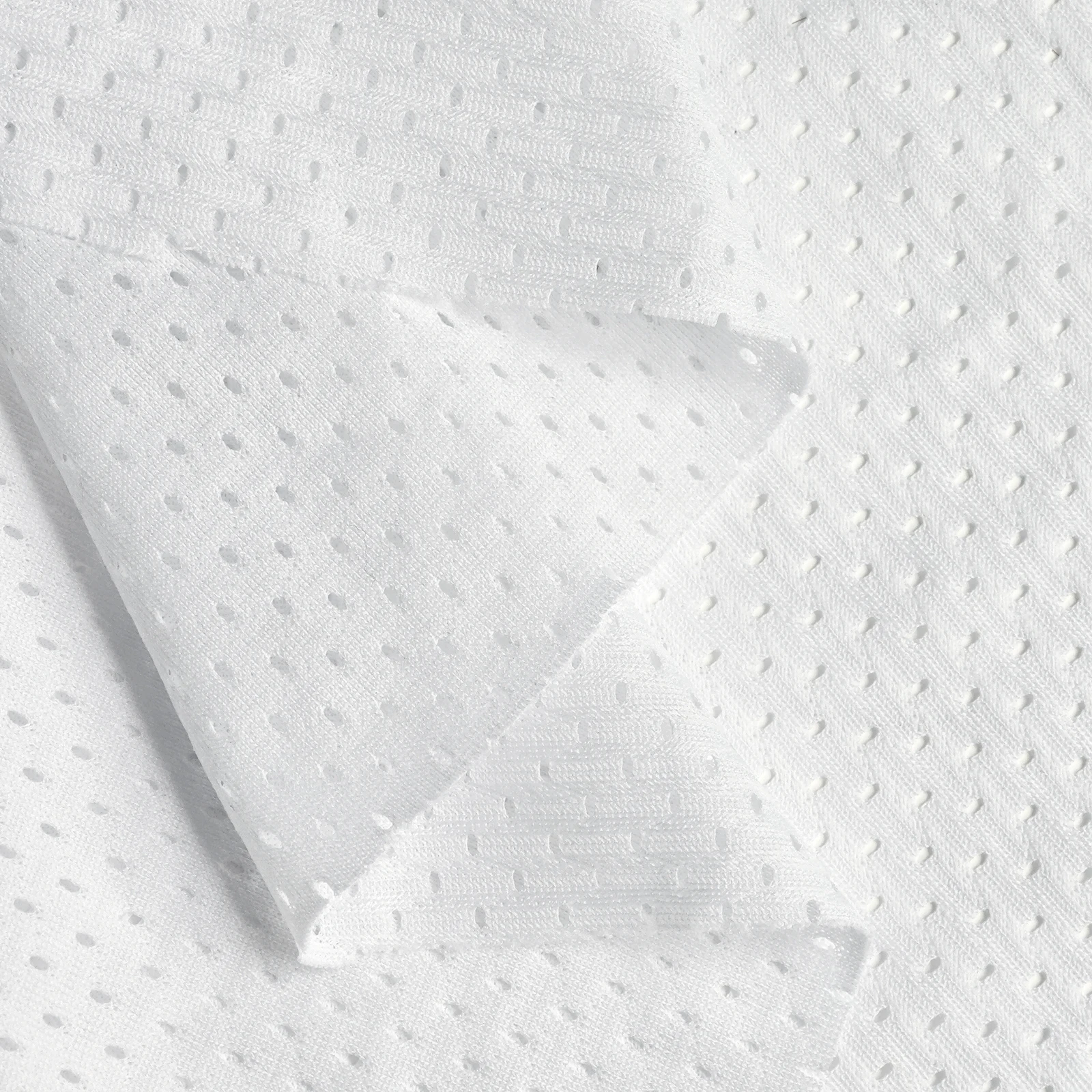 High Quality Wicking 100% Polyester Warp Peach Hole Mesh Fabric Sports Jersey Bullet Hole Mesh Fabric