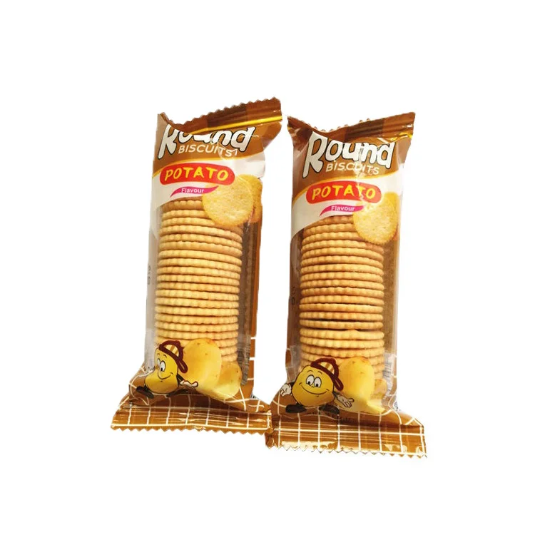 
Cream Flavor and Salty Taste Biscuits Round Cracker(26gr ) 