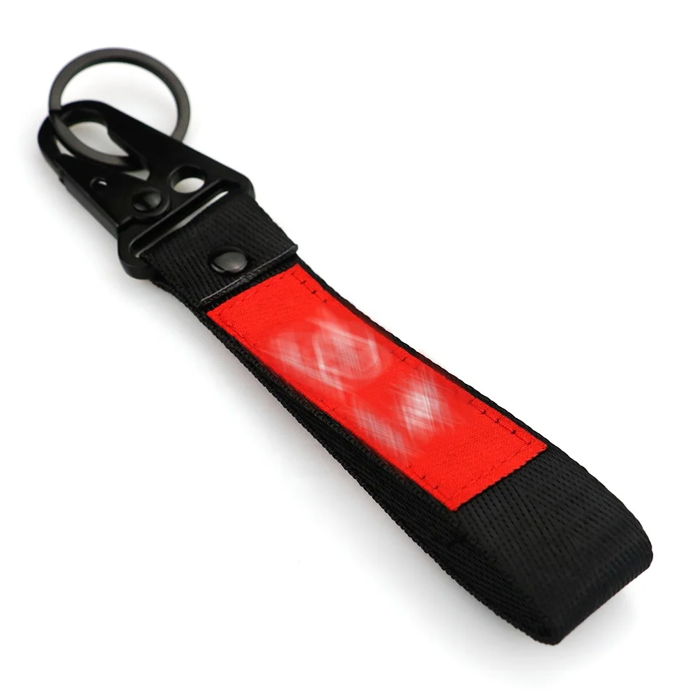 Motorcycle Buckle Embroidered Keyring Backpack Key Holder Keychain For Vespa GTS 250 300 Sprint Primavera GTV LXV 150 200 125