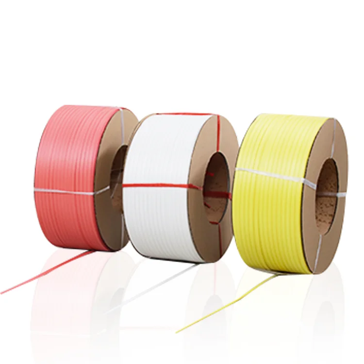 Brand new material polypropylene strapping roll plastic packing strip pp strap band for machine packaging