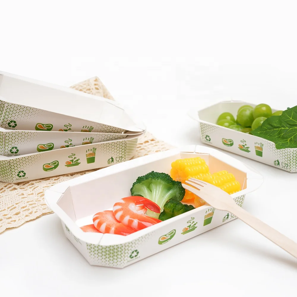 Custom Food Preservation MAP Tray Square Disposable Food Packaging Trays Sealer Meat Packing Tray