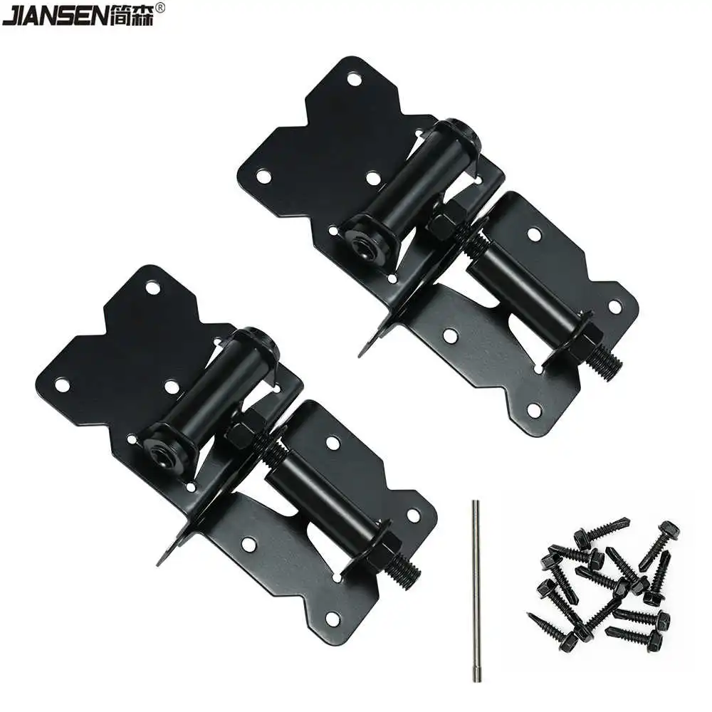 Hardware Accessory 304 Stainless Steel Iron Metal Window Round Corner Spring Door Fence Gate Hinge For Wooden Door