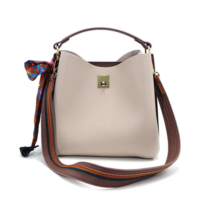 Cheap PU Leather  Bucket Bag Handbags For Women  Ladies China Wholesale