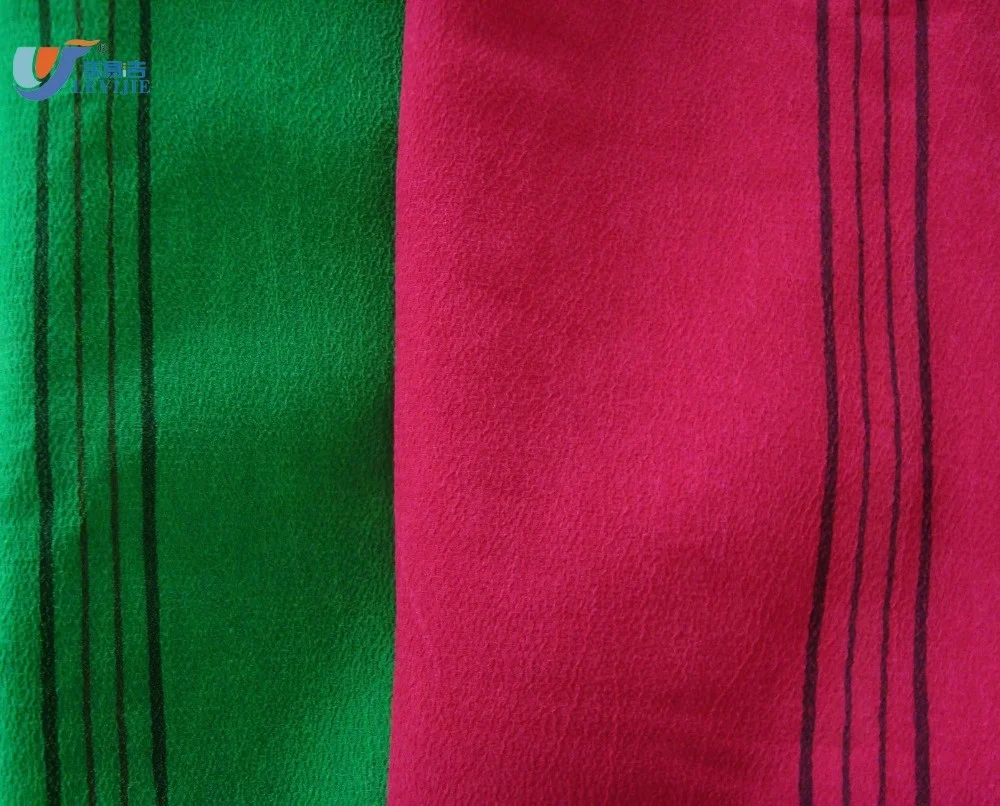 Самая дешевая ткань 100% полиэстер вискоза Вискоза текстиль марокканские банные перчатки Ткань