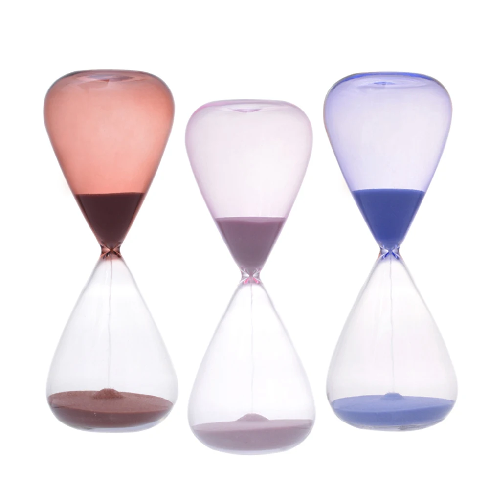 hot sale hourglass sand timer half hour glass sand timer sand glass timer for home decoration