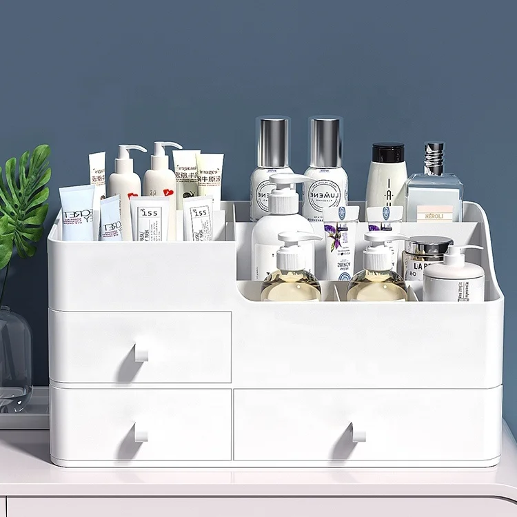 Plastic Makeup Vanity Drawer Organizers