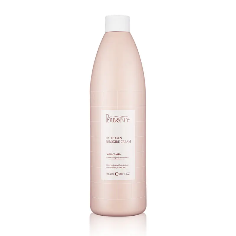 Private Label Create Smooth Shiny Hair Color Milk Texture Hair Peroxide Developer