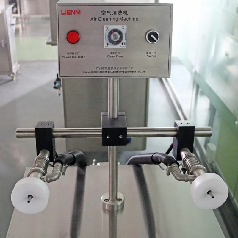 Bottle Air Cleaning Machine Bottle Rinser Glass Jar Washing Machine to Remove Bottle Dust