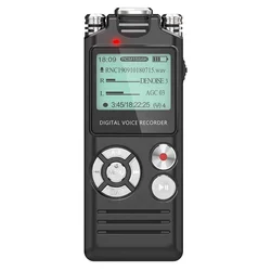 Professional audio recorder VR02 Voice Activated Digital Voice Recorder Three microphones HD Noise reduction multi-language menu