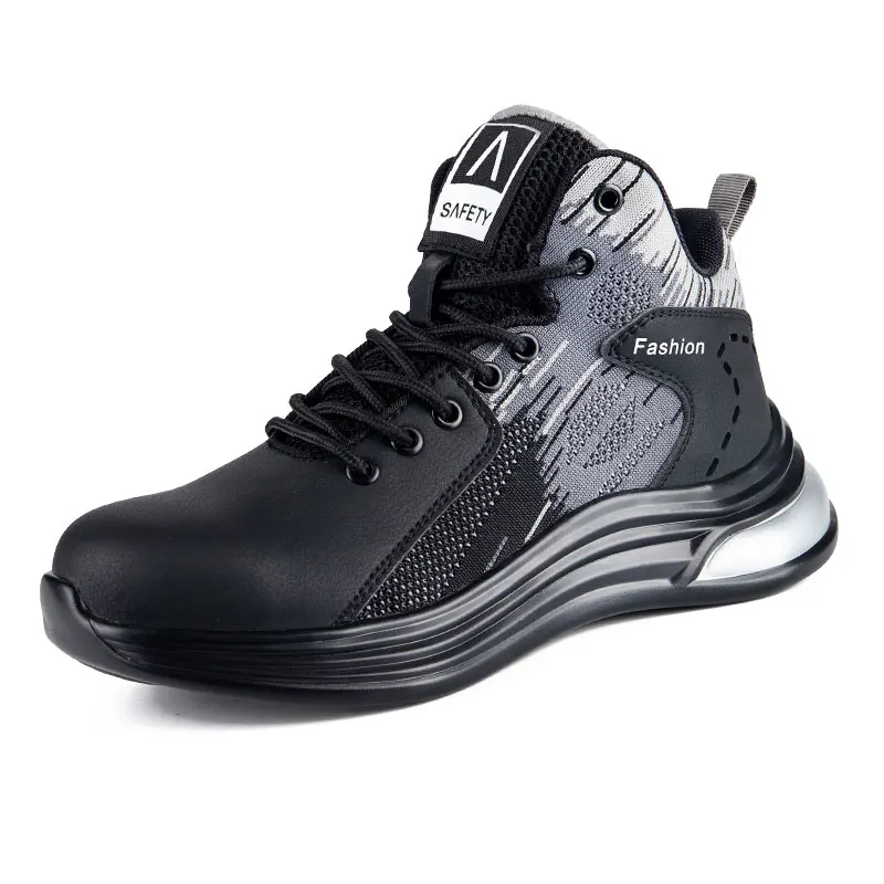 Кроссовки мужские/женские со стальным носком, легкие неразрушаемые, защита от проколов, удобные безопасные Нескользящие кеды
