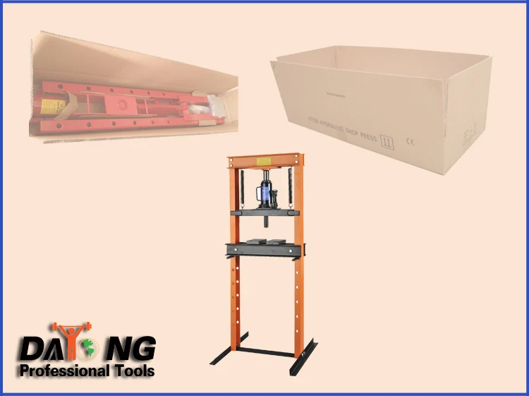 Wholesale China Factory 12 ton Workshop Double Pump Hydraulic Shop Press