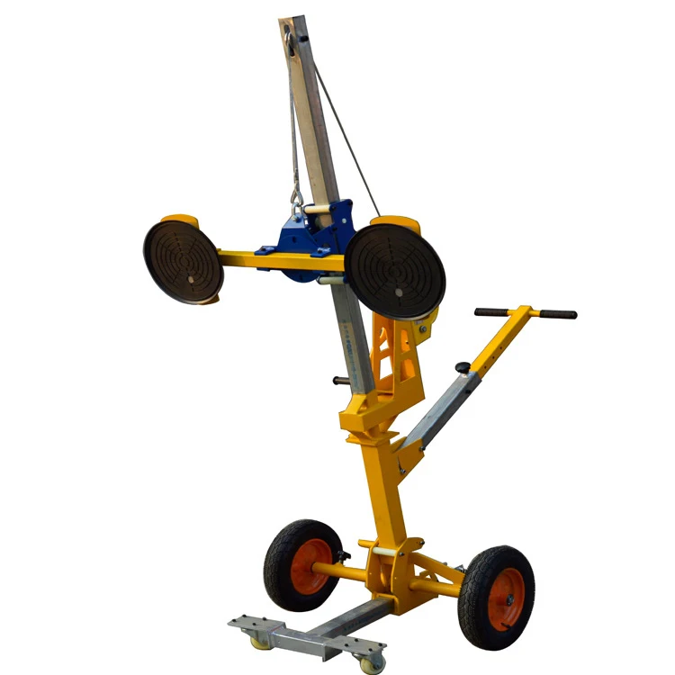 Vacuum Glass Moving and Lifting Trolley with 2 Suction Cups