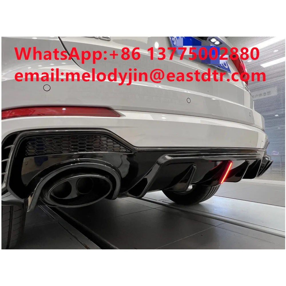 RSQ3 задний диффузор с выхлопными трубами Подходит для Audi Q3 2020-2022 PP автотюнинг запчасти заводская цена
